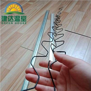 Gewächshausfolien-Verschlusskanal und Verschlussdraht