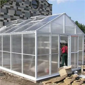 Kleines Glasgewächshaus