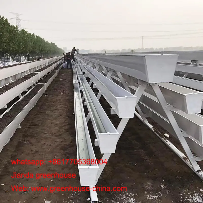 A frame gutter A frame gutter